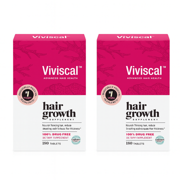 Viviscal Hair Growth Supplements for Women 180 Tablets (Pack of 2) 180 Day Supply