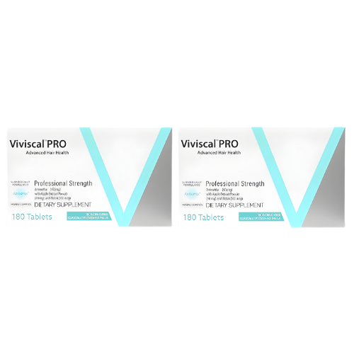 Viviscal Pro Advanced Hair Health Dietary Supplement – 180 Tablets (Pack of 2)