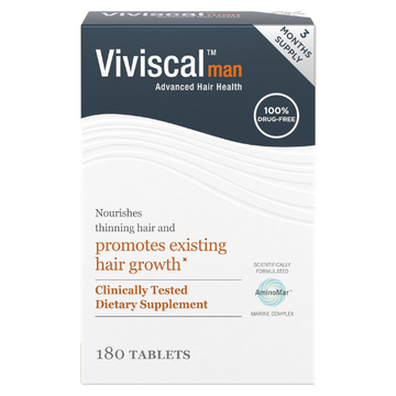Viviscal Men’s Hair Growth Supplements 180 Tablets (Pack of 1) 90 Day Supply