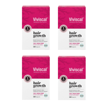 Viviscal Hair Growth Supplements for Women (4 Pack) – 720 Tablets, 360-Day Supply (1-Year Supply)