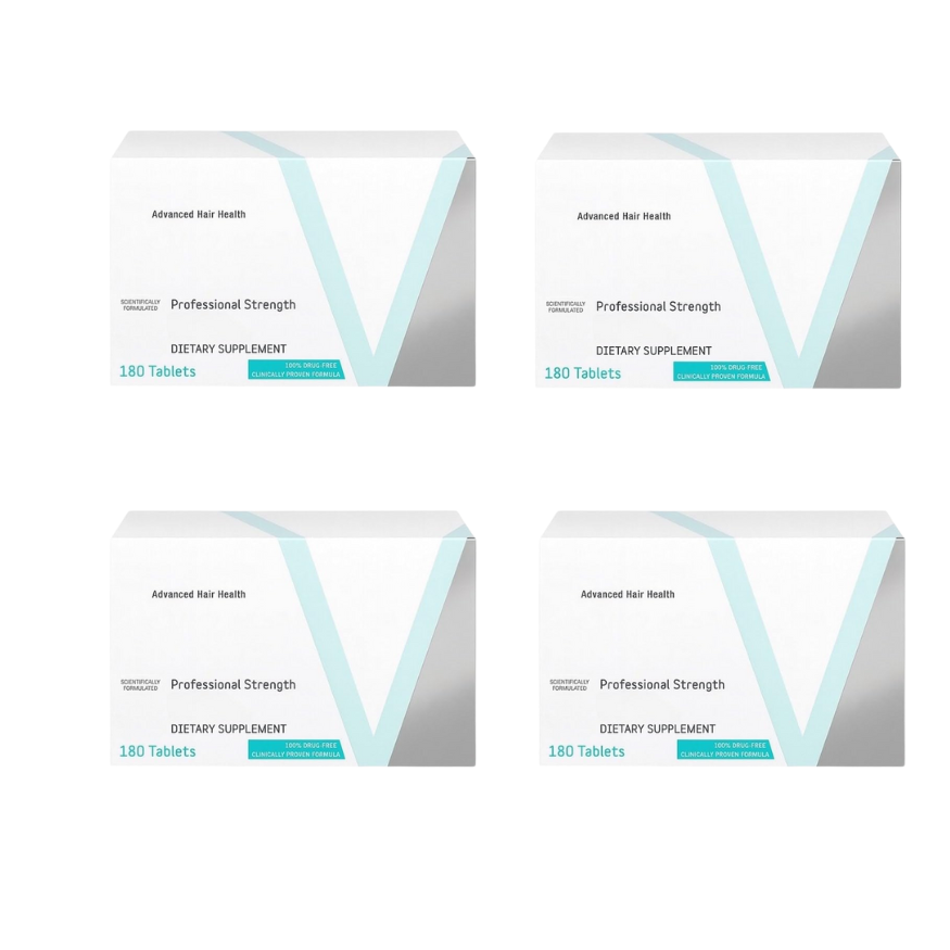 Viviscal Pro Hair Growth Supplement For Men & Women (4 Pack) – 720 Tablets, 360-Day Supply (1-Year Supply)